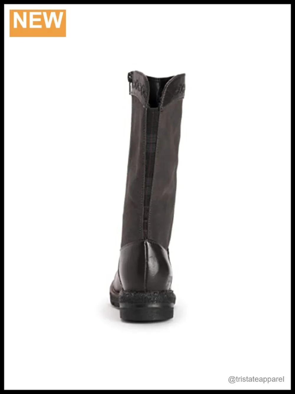 Faux Fur Lined Zip Up Mid-Calf Boots with Memory Foam Insole